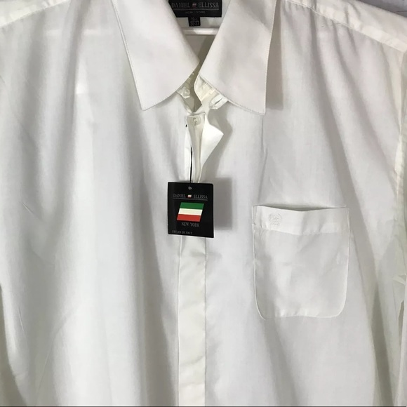 Daniel Ellissa Long Sleeve Ivory  Dress Shirt - Picture 3 of 8